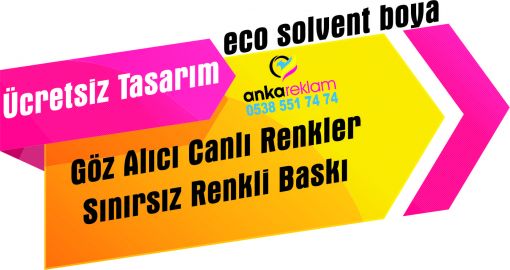  göz alıcı canlı renkler eco solvent baskı