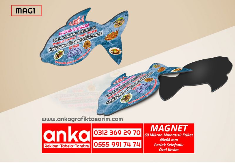 1000 ADET MIKNATISLI MAGNET ÖZEL KESİM BICAĞI